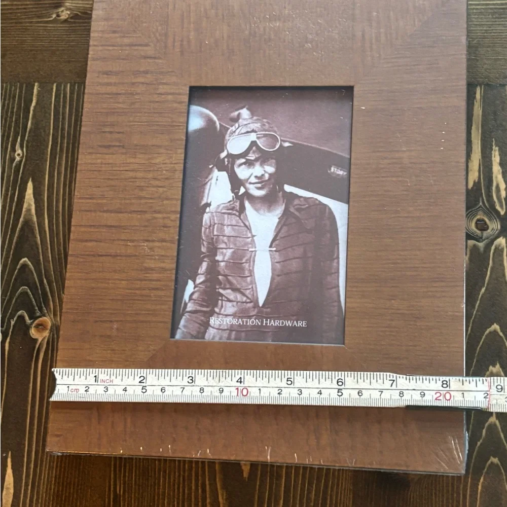 Restoration Hardware Rustic Brown Wood Picture Frame